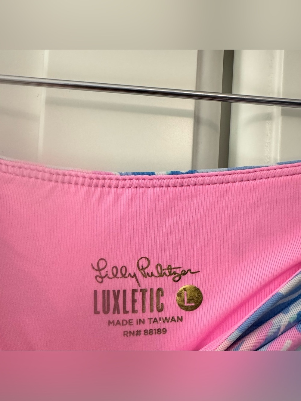 Lilly Pulitzer Adlai Luxletic Shade Seekers Beach Floral Tiered Mini Skort Large - Picture 8 of 8